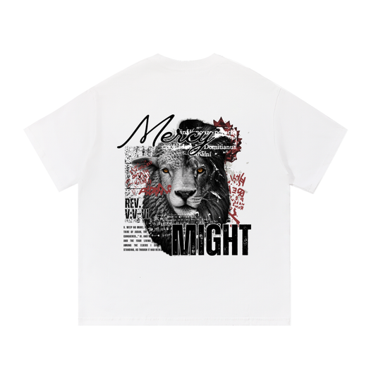 The Lion & The Lamb™ | Mercy & Might Christian Graphic Tee