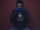 Cross bearer hoodie - PeculiarPeople StandOut Christian Apparel