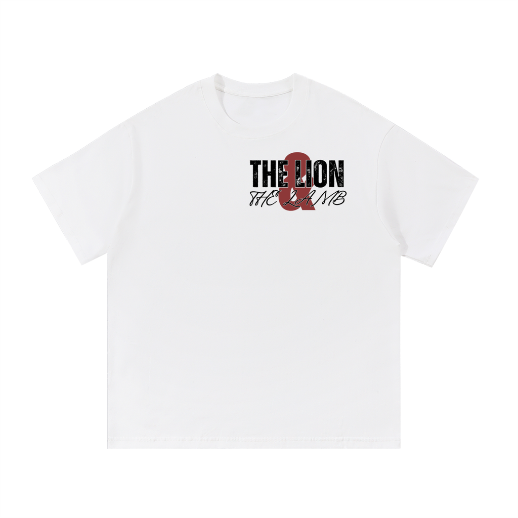 The Lion & The Lamb™ | Mercy & Might Christian Graphic Tee