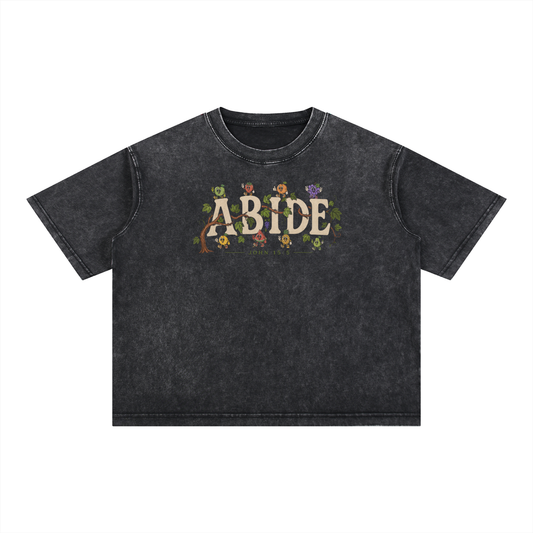 ABIDE Oversized Tee | Fruit of the Spirit Christian Streetwear