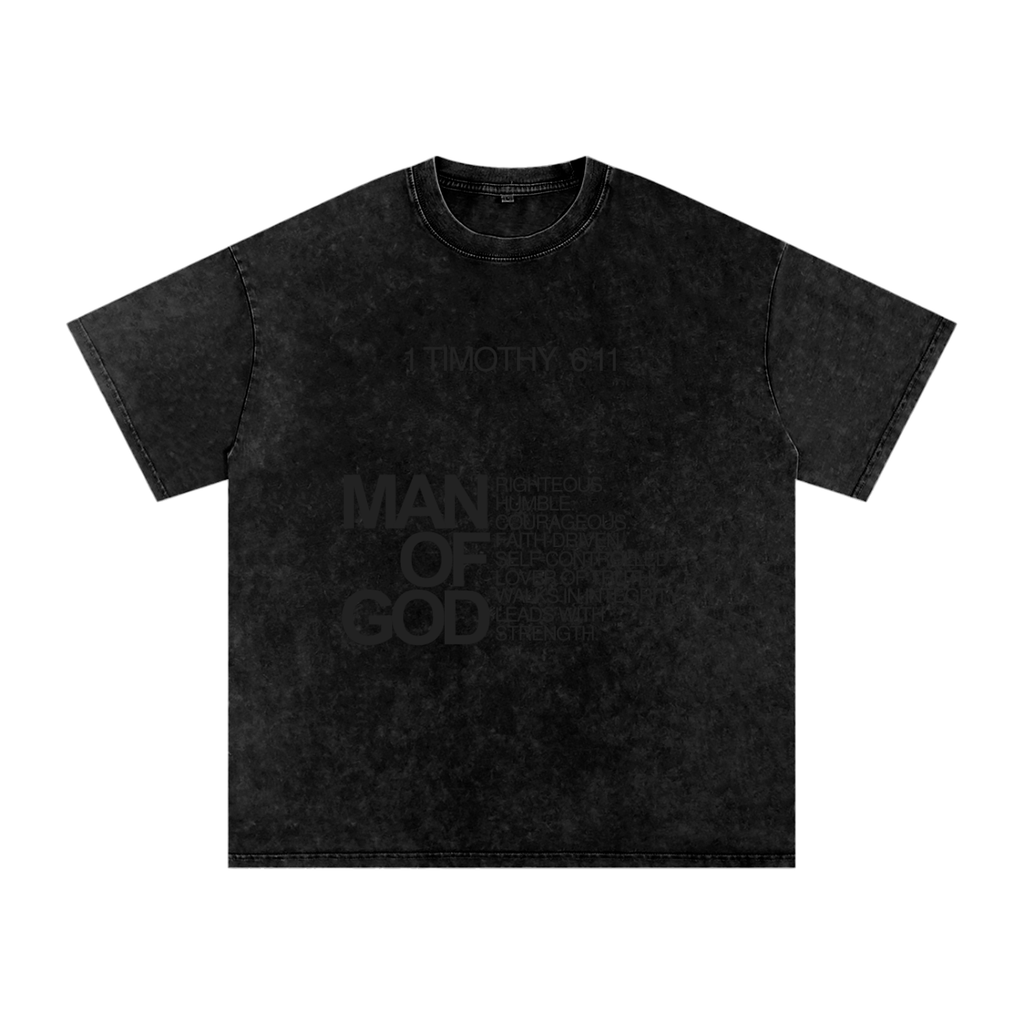 MAN OF GOD Tee | Christian Streetwear Inspired by 1 Timothy 6:11