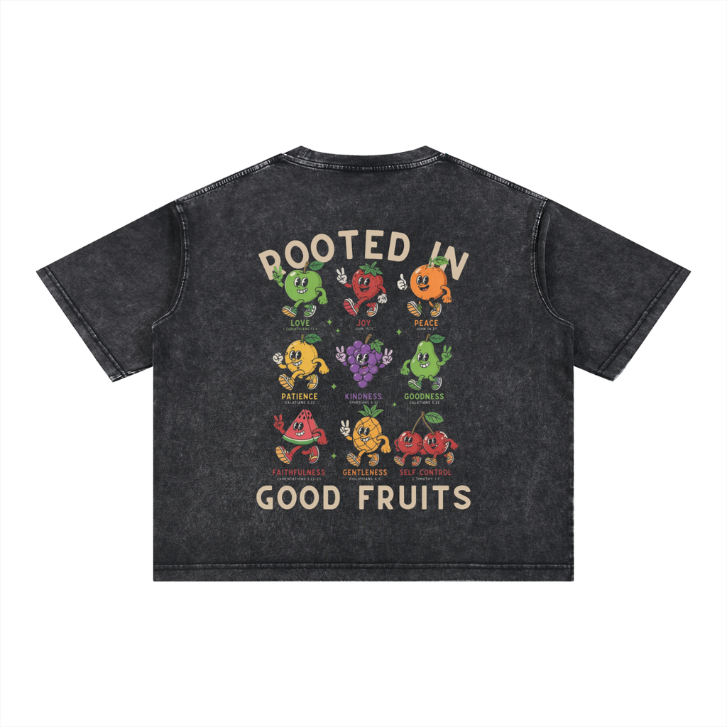 ABIDE Oversized Tee | Fruit of the Spirit Christian Streetwear