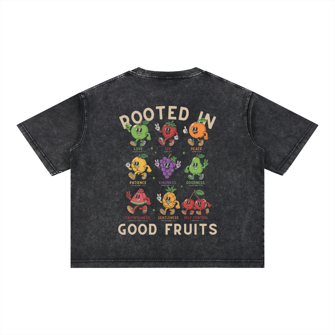 ABIDE Oversized Tee | Fruit of the Spirit Christian Streetwear