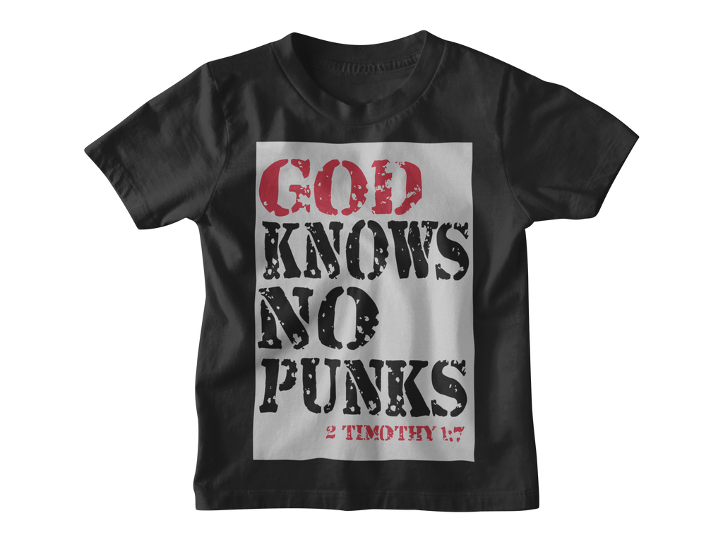 GOD KNOWS NO PUNKS - PeculiarPeople StandOut Christian Apparel