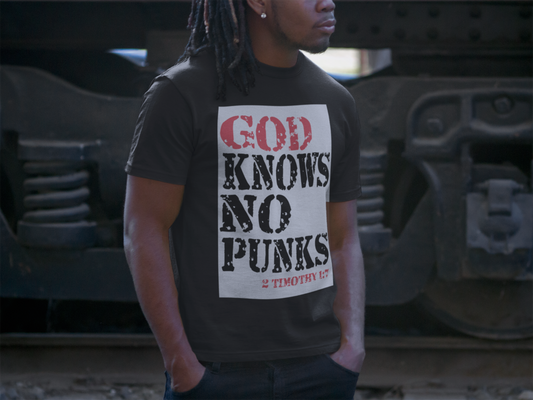 GOD KNOWS NO PUNKS - PeculiarPeople StandOut Christian Apparel
