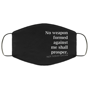 No Weapon - Not Today Satan Face Mask - PeculiarPeople StandOut Christian Apparel