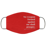 No Weapon - Not Today Satan Face Mask - PeculiarPeople StandOut Christian Apparel