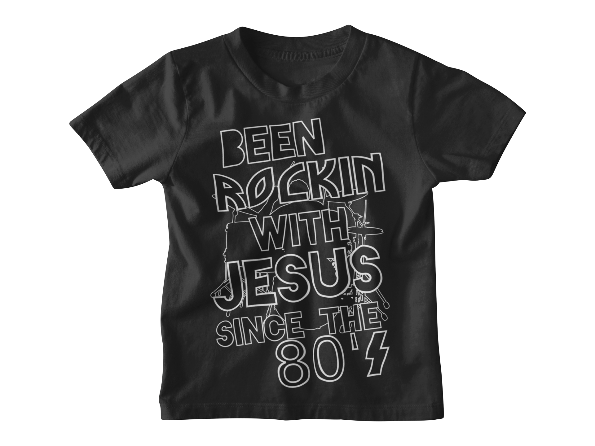 ROCKIN WITH JESUS SINCE THE 80s - PeculiarPeople StandOut Christian Apparel