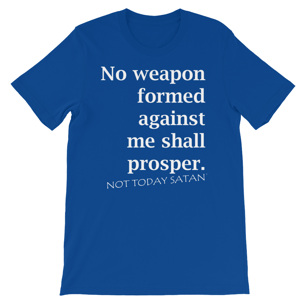 NOT TODAY SATAN - PeculiarPeople StandOut Christian Apparel