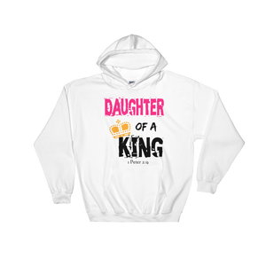 Daughter of A King Hooded Sweatshirt - PeculiarPeople StandOut Christian Apparel