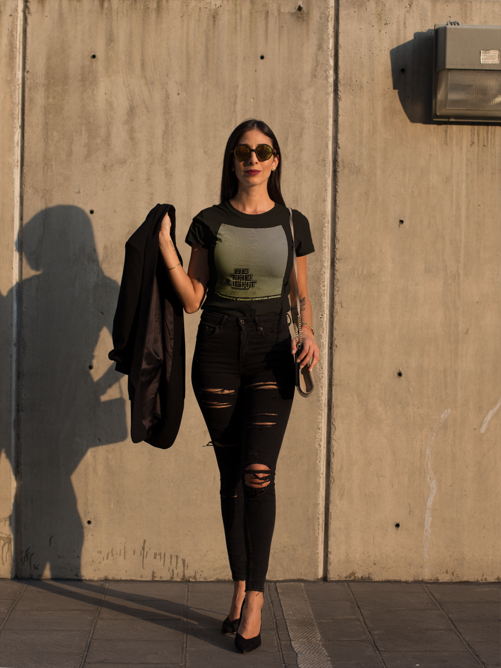BE THE LIGHT - WOMEN TEE - PeculiarPeople StandOut Christian Apparel