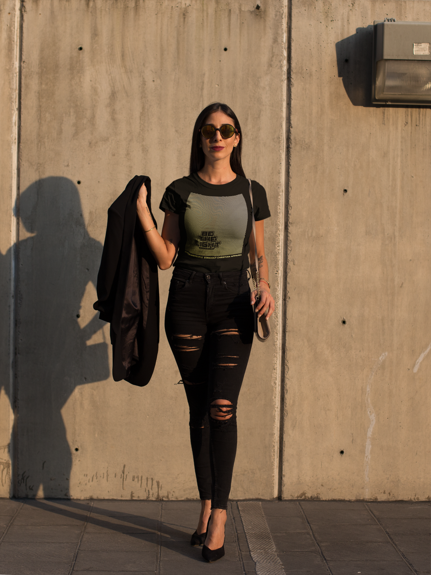 BE THE LIGHT - WOMEN TEE - PeculiarPeople StandOut Christian Apparel