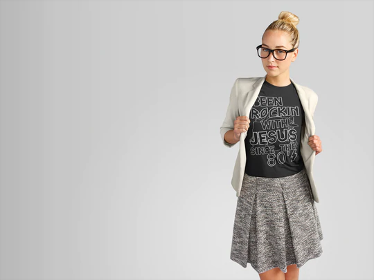 ROCKIN WITH JESUS SINCE THE 80'S - PeculiarPeople StandOut Christian Apparel