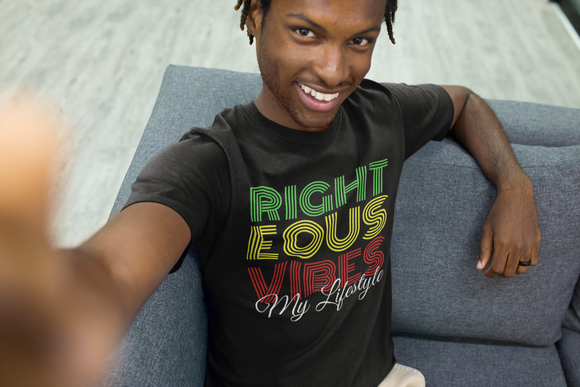 RIGHTEOUS VIBES MY LIFESTYLE - PeculiarPeople StandOut Christian Apparel