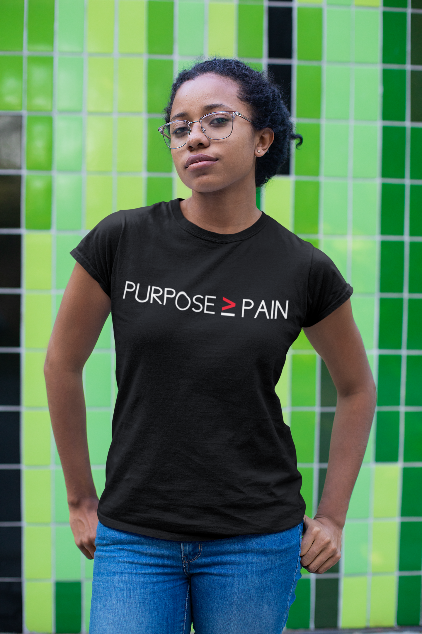 PURPOSE > PAIN -WOMEN - PeculiarPeople StandOut Christian Apparel
