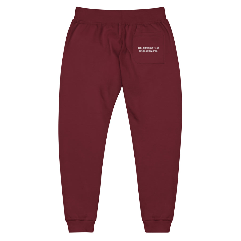 Unisex fleece sweatpants - PeculiarPeople StandOut Christian Apparel