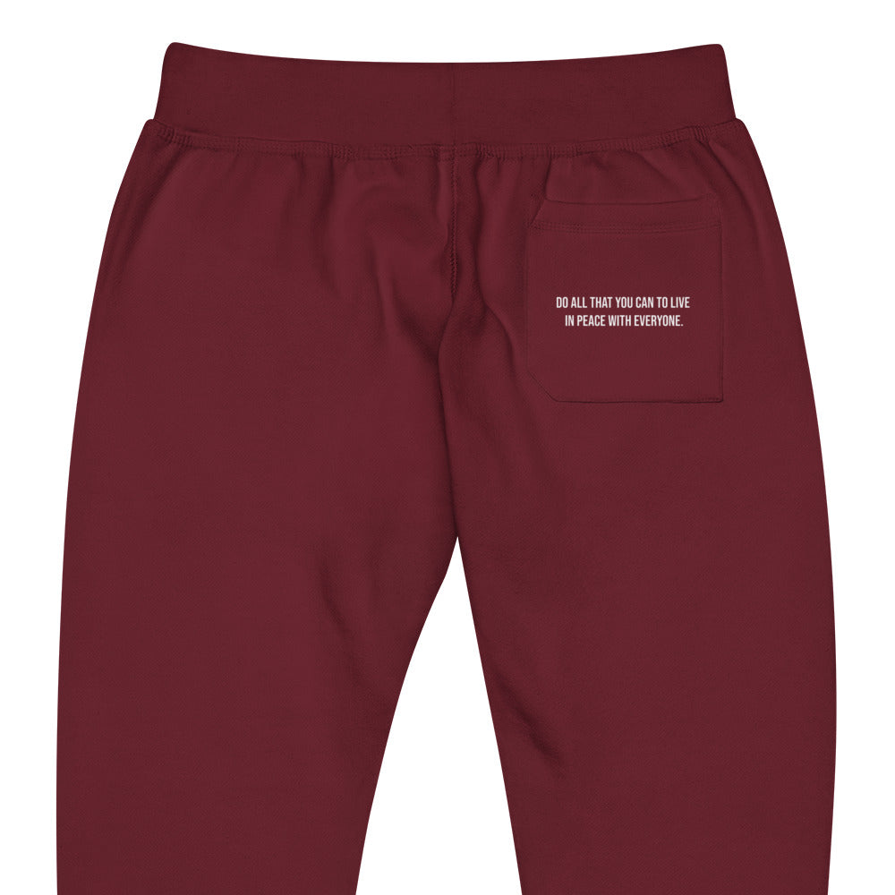 Unisex fleece sweatpants - PeculiarPeople StandOut Christian Apparel